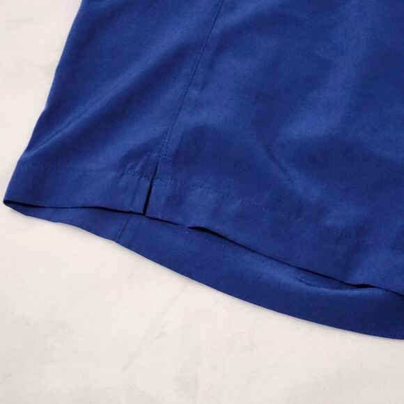 Men's Super Lightweight Soft Polyester Blue Lounge Shorts Size Large L NEW - Picture 3 of 10